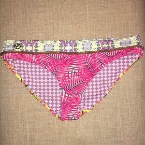 Maaji multi patterned and reversible bikini bottom